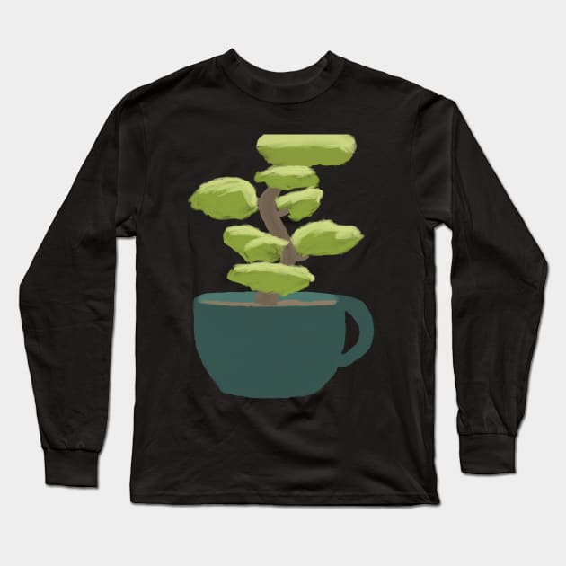 Tea Tree Long Sleeve T-Shirt by gpam